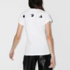 Off-White Alphabet Slogan Logo Printing Short Sleeve Slim Fit Version White