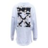 Off-White Arrow Round Neck White Hoodie
