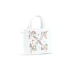 Off-White Arrows Flowers Pattern BoxHandholdBag