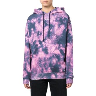 Off-White Arrows Motif Tie Dye Hoodie “Pink Blue”