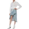Off-White Asymmetric Denim Skirt “Blue”