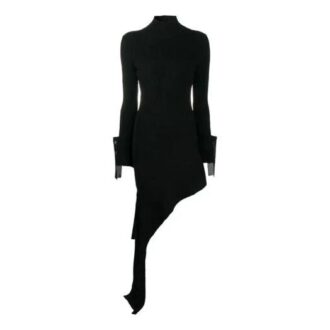 Off-White Asymmetric Dress “Black”