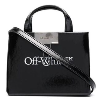 Off-White Baby Box Logo Handbag Mini Black