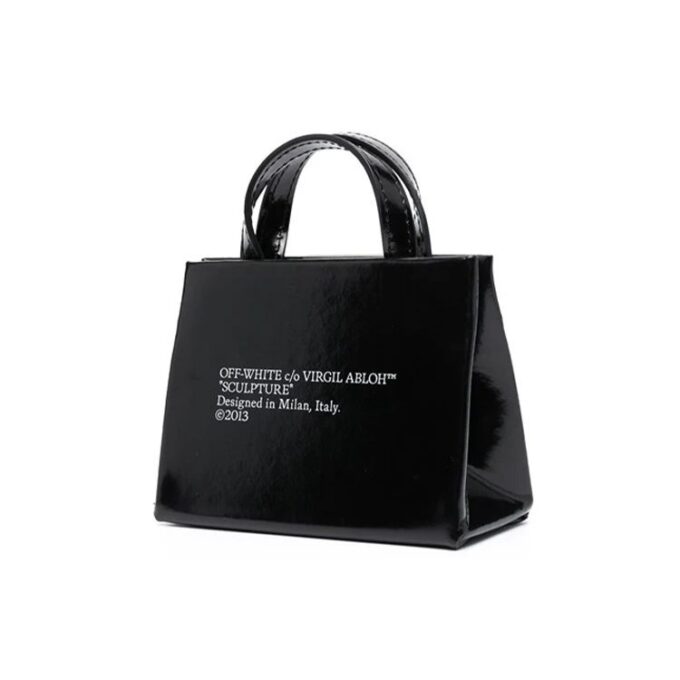 Off-White Baby Box Logo Handbag Mini Black