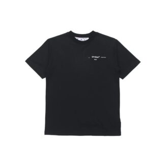 Off-White Back Arrow Pattern Short Sleeve Ordinary Version Black