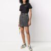 Off-White Back Arrow Pattern Short Sleeve Ordinary Version Black