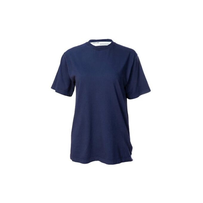 Off-White Back Arrow Printing Short Sleeve Ordinary Version Blue