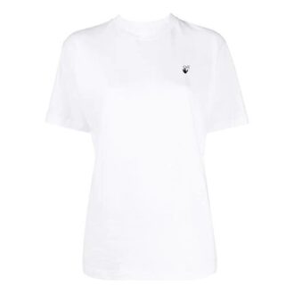Off-White Back Flowers Arrow Short Sleeve White
