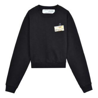 Off-White Back Large Printing Loose Black
