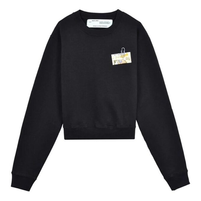 Off-White Back Large Printing Loose Black
