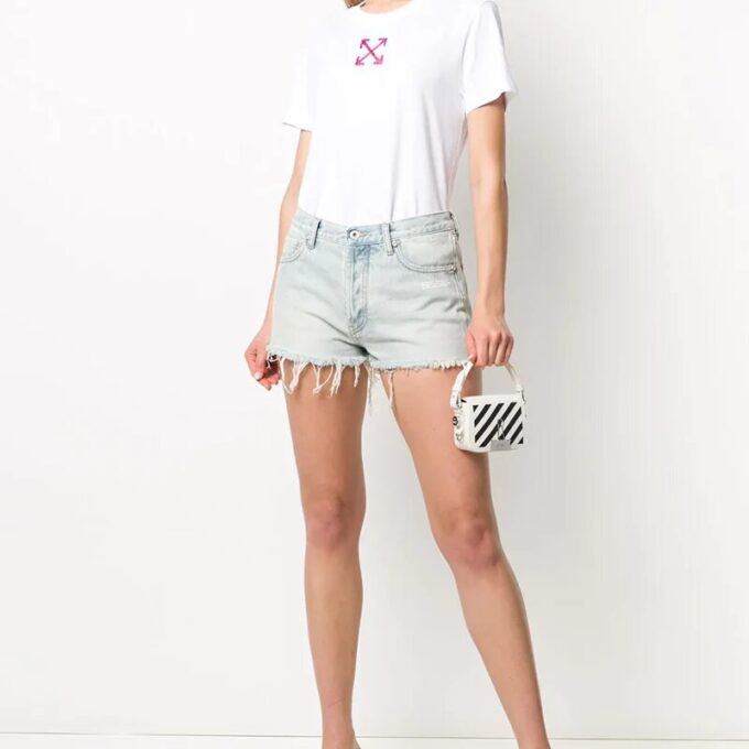 Off-White Binder Clip Series Hand Messenger Bag Small White