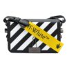 Off-White Binder-clip Stripe Messenger Bag Black