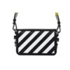 Off-White Binder-clip Stripe Messenger Bag Black
