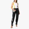 Off-White Binder-clip Stripe Messenger Bag Black