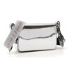 Off-White Binder Leather Crossbody Bag “Silve”