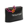 Off-White Block Pouch Quote Clutch Bag “Black”