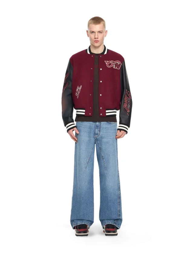 Off-White™ c/o AC Milan Varsity Jacket Off-White™ c/o AC Milan Varsity Jacket