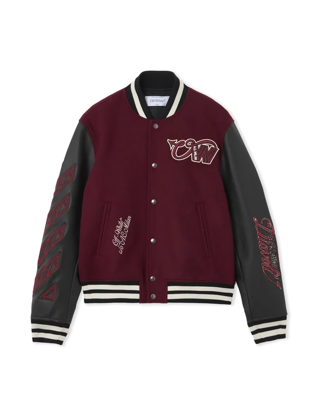 Off-White™ c/o AC Milan Varsity Jacket Off-White™ c/o AC Milan Varsity Jacket
