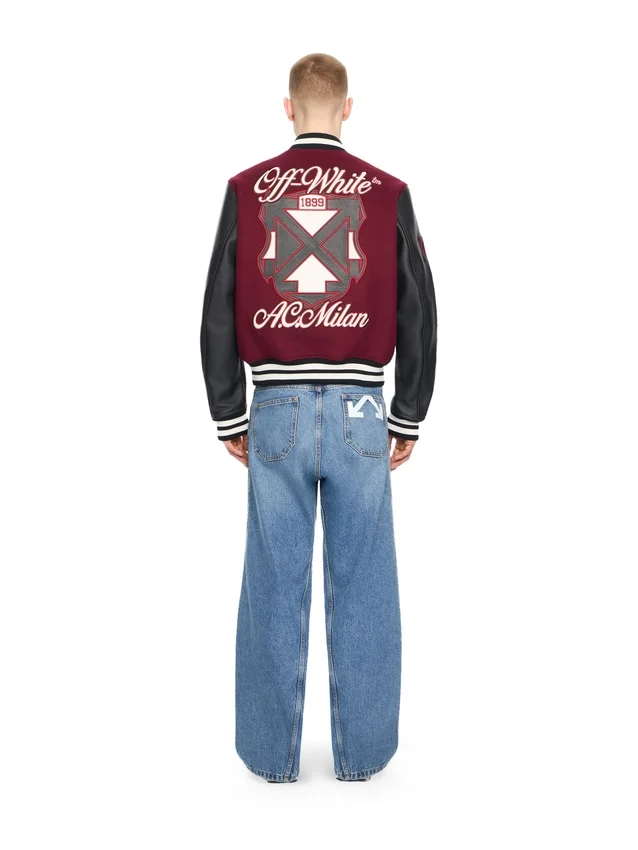 Off-White™ c/o AC Milan Varsity Jacket Off-White™ c/o AC Milan Varsity Jacket