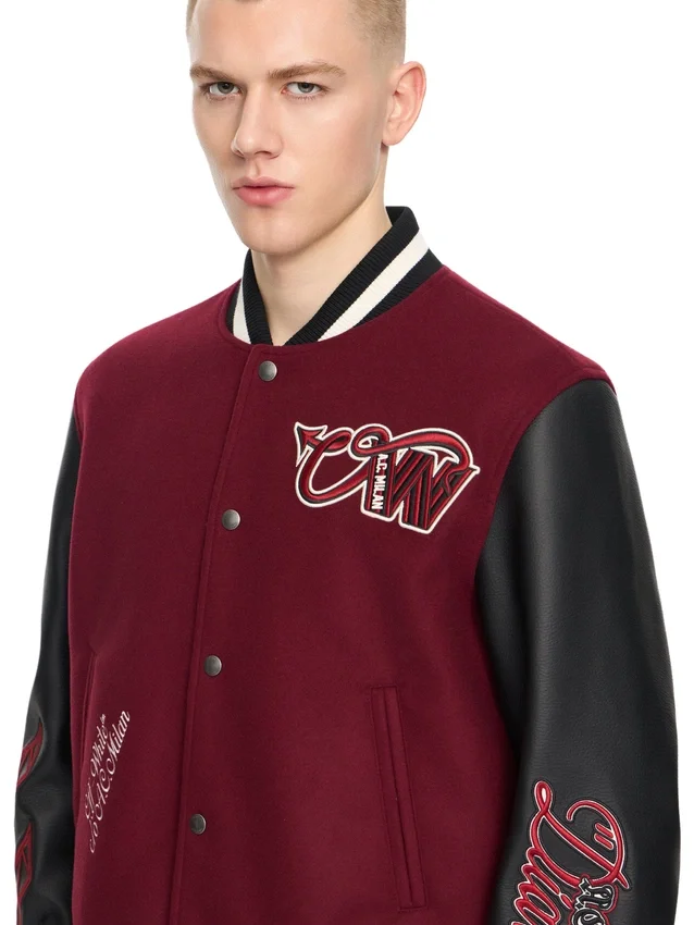 Off-White™ c/o AC Milan Varsity Jacket Off-White™ c/o AC Milan Varsity Jacket