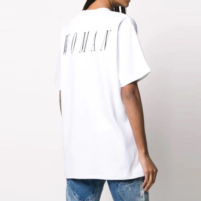 Off-White c/o Virgil Abloh Brushstroke Arrows Tomboy Tee White