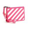 Off-White Contrasting Colors Stripe Pink