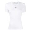 Off-White Cotton Letter Logo Short Sleeves