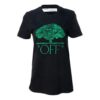 Off-White Cotton Short Sleeve Black