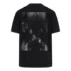 Off-White Cotton Short Sleeve Black