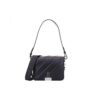 OFF WHITE Cowhide Black Shoulder Messenger Bag