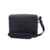OFF WHITE Cowhide Stripe Black Messenger Bag “Black White”