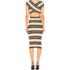 Off-White Criss Cross Knit Dress “Multi-Color”