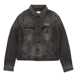 Off-White Denim Long Jacket “Black”
