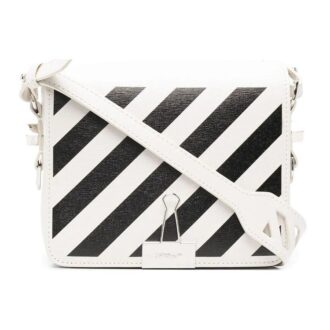 Off-White Diag Logo-plaque Shoulder Bag “White Black”