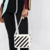 Off-White Diag Logo-plaque Shoulder Bag “White Black”