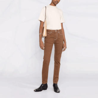 Off-White Diag-print T-shirt “Beige”