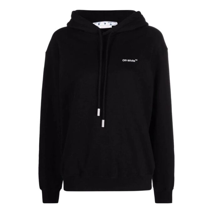 Off-White Diag Regular Hoodie “Black White”