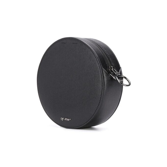 Off-White Diag Round shoulder bag Black