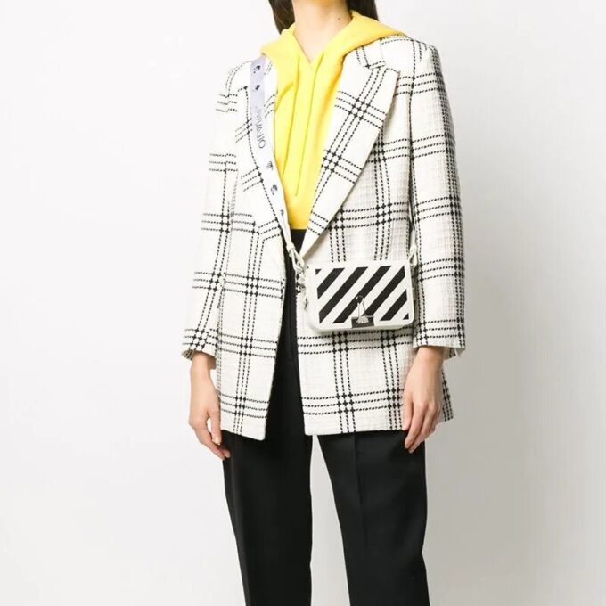 Off-White Diagonal Binder Clip
