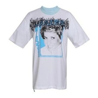 Off-White Diana Princess Print Short Sleeve