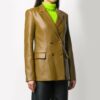 Off-White Double Breasted Peaked Labels Blazer