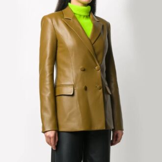 Off-White Double Breasted Peaked Labels Blazer