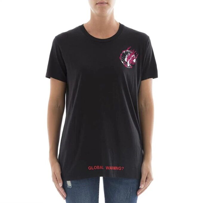 Off-White Flame Short Sleeve Black