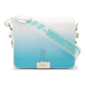 Off-White Flap shoulder bag Mid Blue