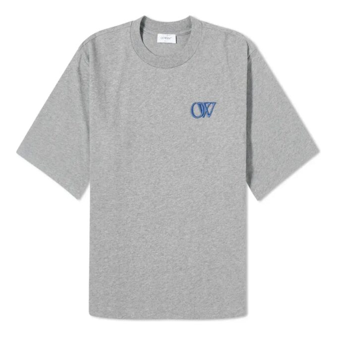 Off-White Flock Basic T-shirt “Grey”