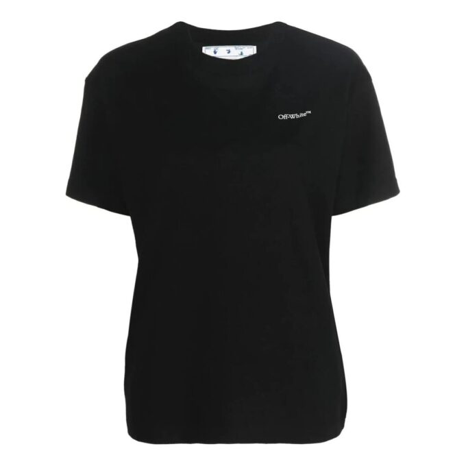 Off-White Floral Arrow Logo Tee “Black”
