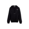 Off-White Flower Embroidered Arrow Hoodie Black