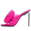 Off-White Fuchsia Fabric Allen Muller Shoes Purple