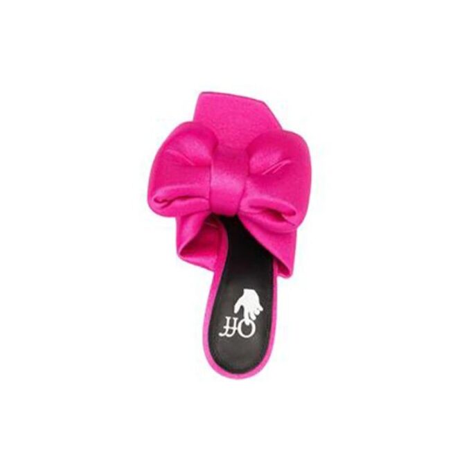 Off-White Fuchsia Fabric Allen Muller Shoes Purple