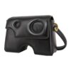Off-White Genuine Leather 22 Burrow Single-Shoulder Bag Black